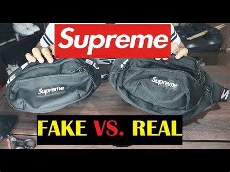 real versus fake supremem waist bag|how to spot fake supreme.